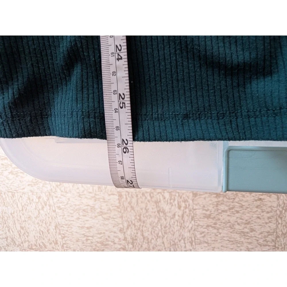 Torrid Super Soft Ribbed Puff Sleeve‎ Knit Top Dark Green 00/M Coquette Feminine - Picture 7 of 9